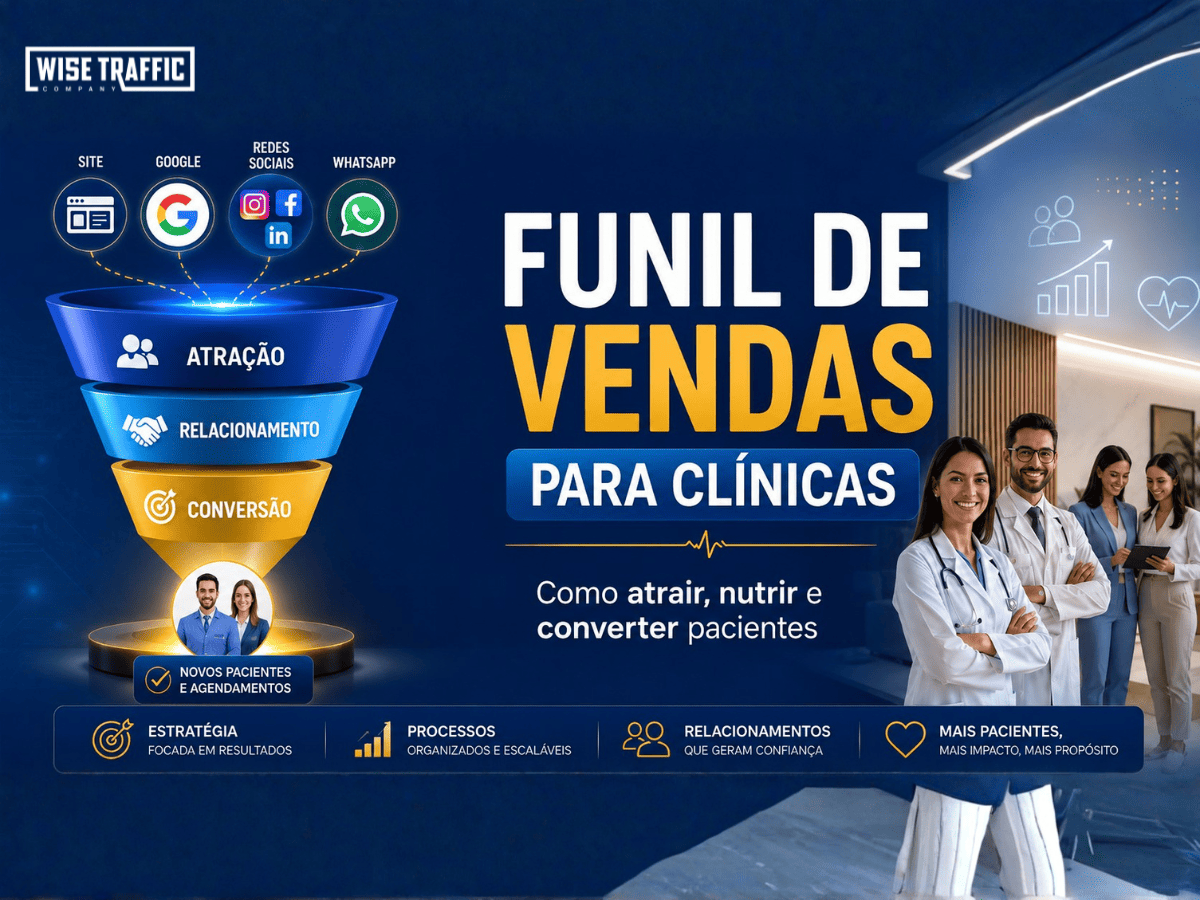 Funil de vendas para clínicas: estratégia para atrair e converter pacientes